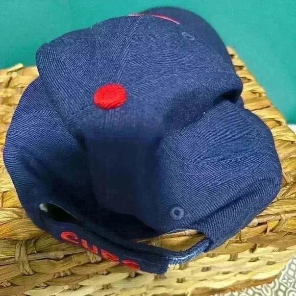 Chicago Cubs Hat MLB Baseball Blue Red - Picture 4 of 5